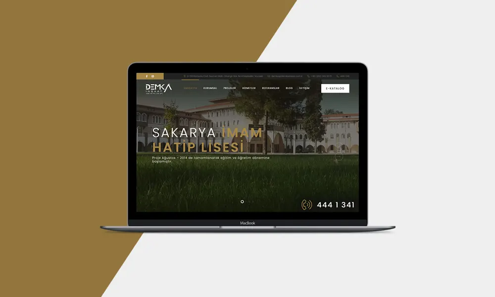 Web Sitemiz Yeni Yüzüyle Yayında | Demka İnşaat